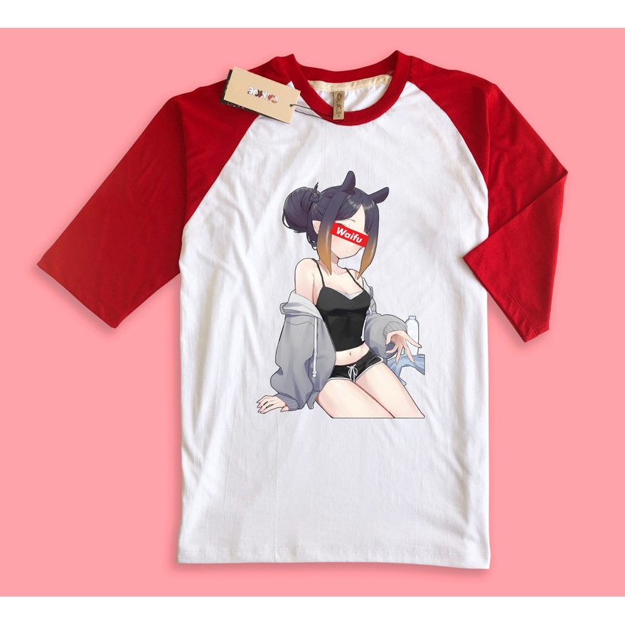 Kaos Raglan Anime Waifu Ninomae Ina'nis Hololive