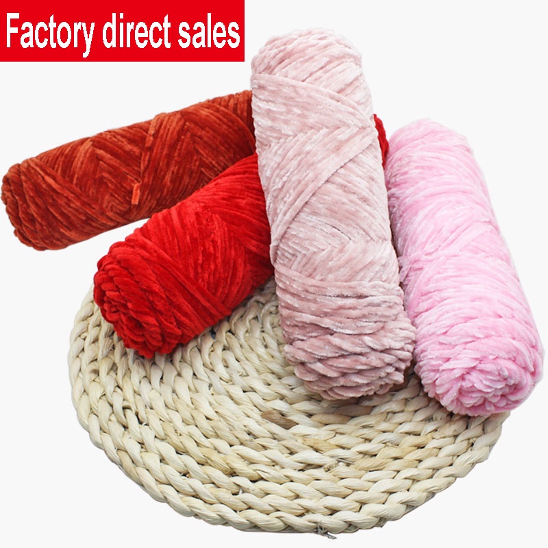 Benang rajut beludru import/velvet soft Velvet yarn 100g crochet soft yarns