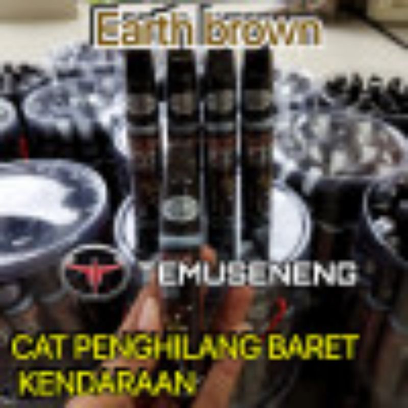 Earth Brown Metalik Coklat Tua Spidol Cat Warna Mobil Motor Anti Gores