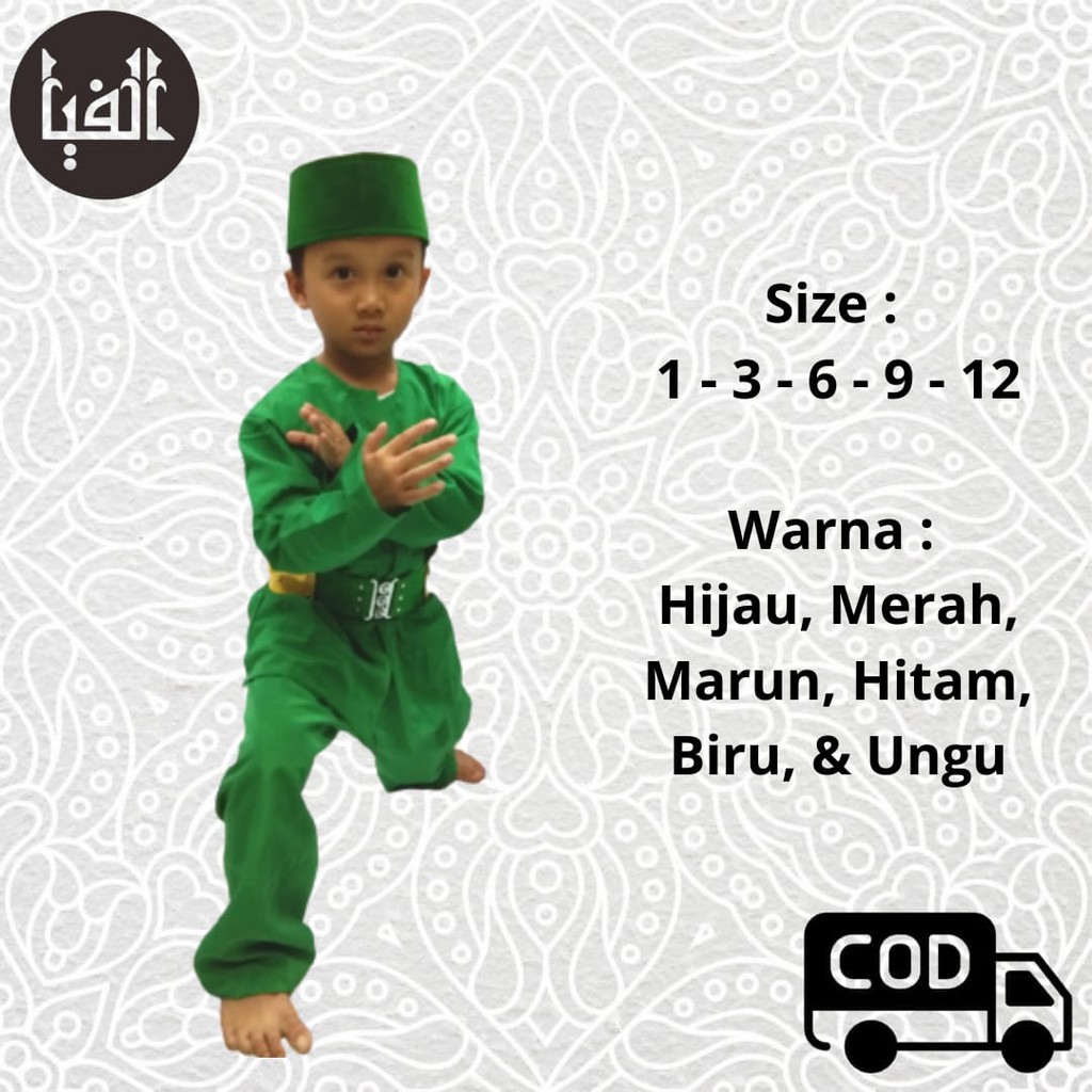 Baju Pangsi Anak Setelan Betawi Anak Lengkap