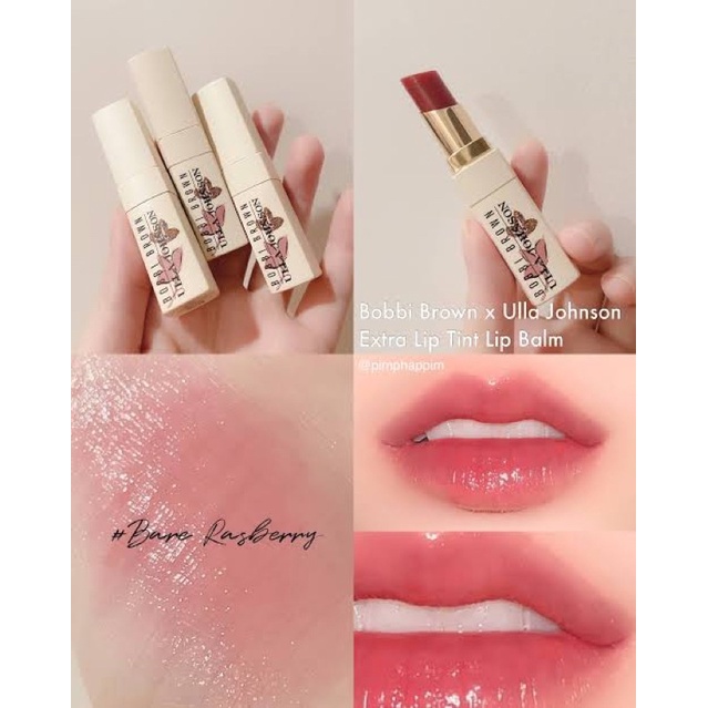 bobbi brown Ulla johnson extra lip tint shades bare raspberry