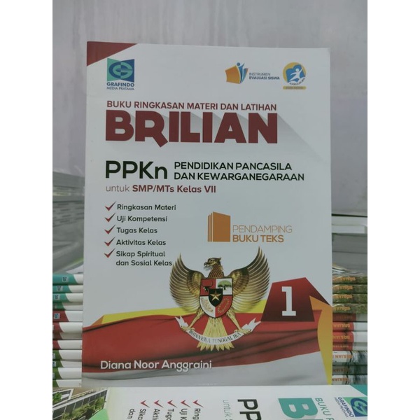 BRILIAN PPKN SMP/MTs VII/1
GRAFINDO Media Pratama
kurikulum 2013
EDISI REVISI