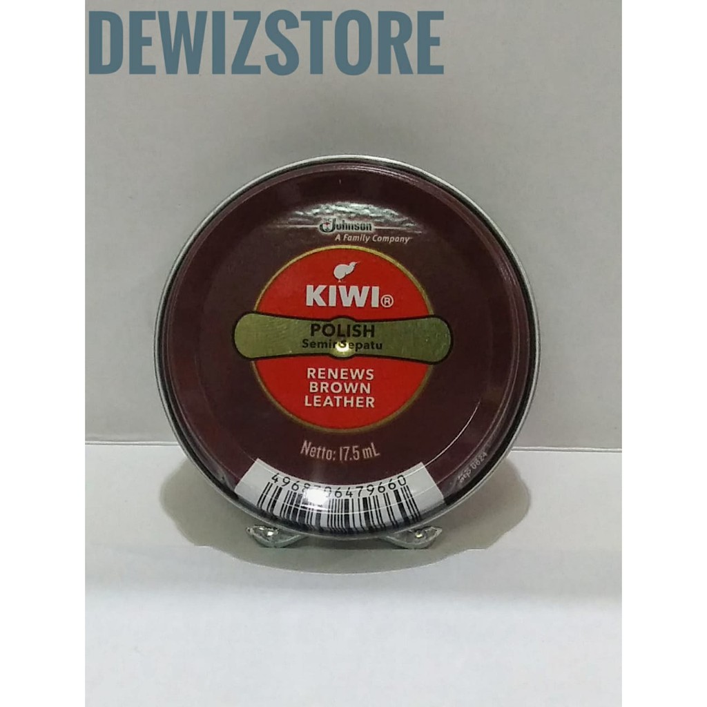 KIWI POLISH SEMIR SEPATU RENEWS BLACK &amp; BROWN LEATHER - 17,5ML