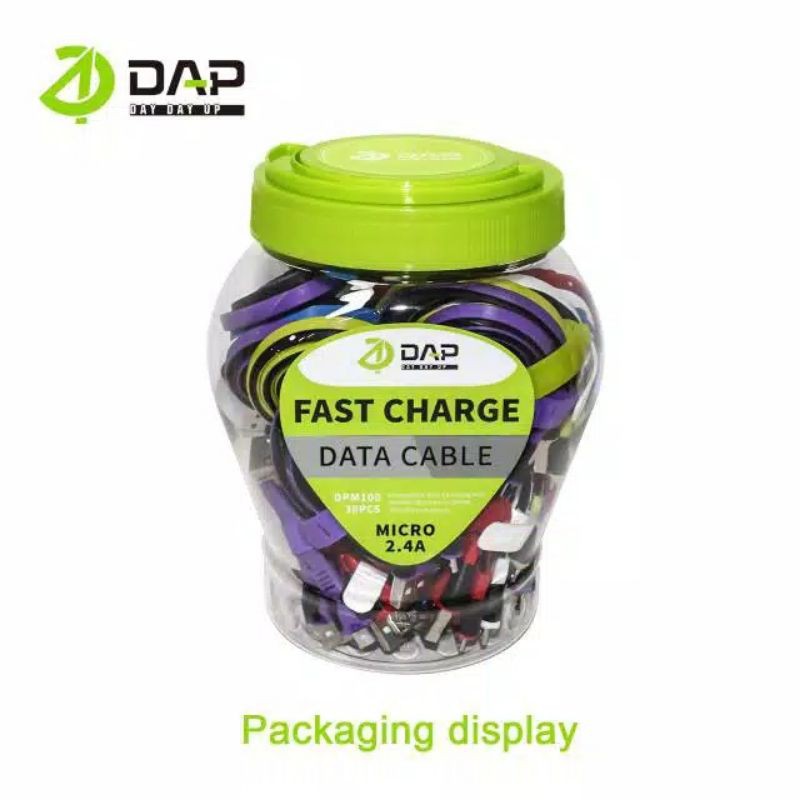 Kabel Data DAP DPM100 Kabel Charger Kabel Casan DAP DPM100N Android Micro BB isi 30Pcs