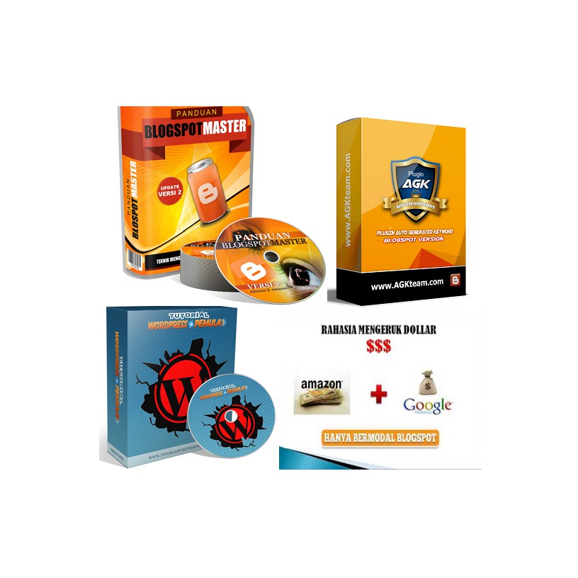 Paket Jago Wordpress dan Blogspot | Panduan Wordpress Blogspot Pemula