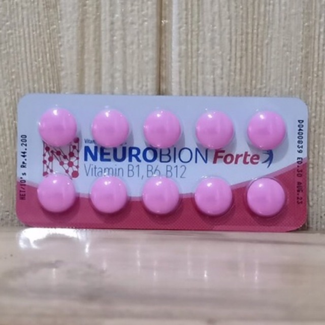 Neurobion Biru | Neurobion Pink Forte B12 5000mg | Memelihara Kesehatan Fungsi Saraf