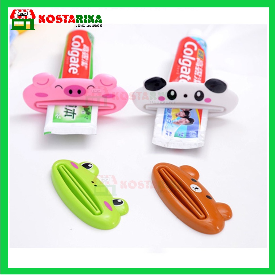 Penjepit Odol Bentuk Mulut Hewan Karakter Animal Pencetan Tooth Paste