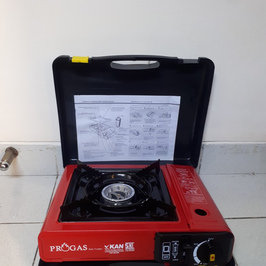 kompor gas portable progas 2 in 1