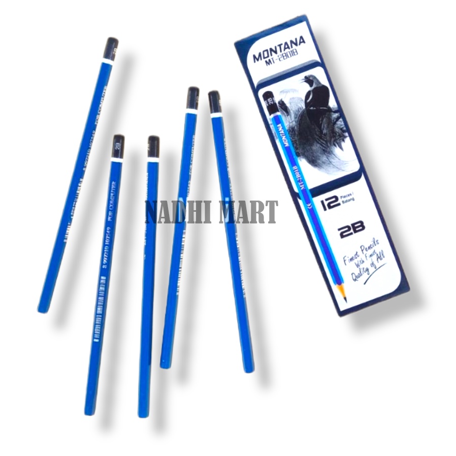 

MONTANA BIRU PENSIL 2B / PENSIL MONTANA 2B HIJAU