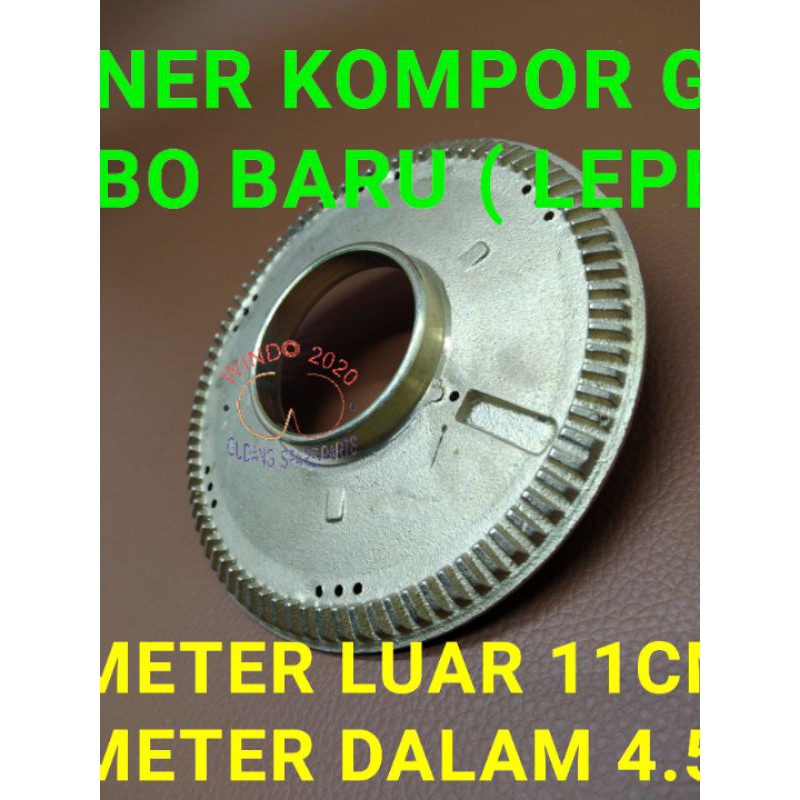 BURNER KOMPOR GAS RINNAI TURBO BARU  KUNINGAN 712T 511T 712TG LEPEK  BARNER KOMPOR RING KOMPOR LEPEK