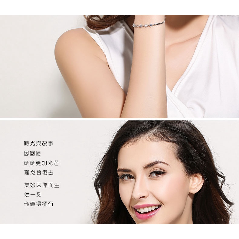 Gelang Bentuk Hati Bahan Stainless Gaya Korea Untuk Wanita