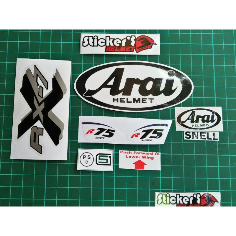 Stiker Set ala Arai