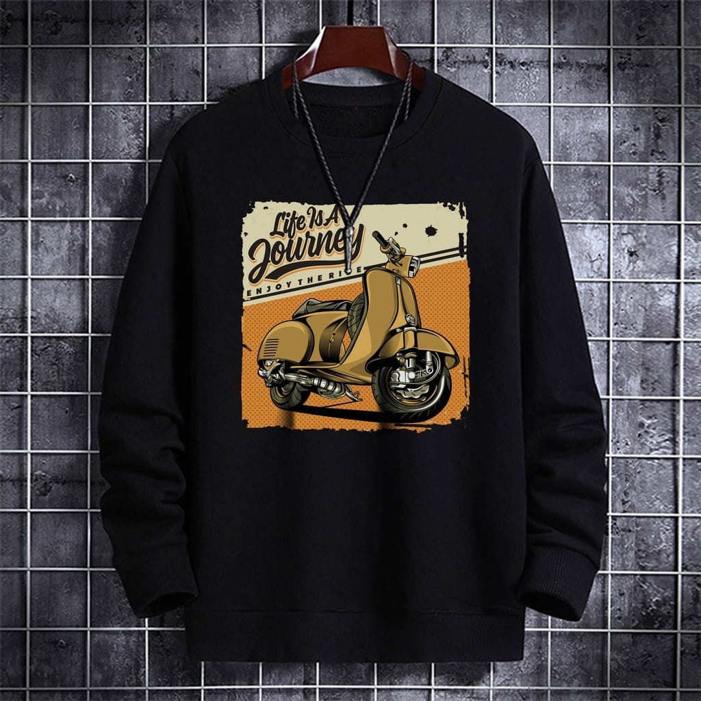 POLILE781 / BAJU SWEATER JOURNEY / baju lengan panjang / sweater keren / terlaris