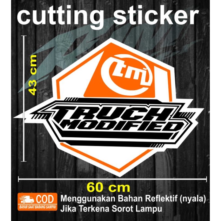 stiker pintu mobil truck modified keren cocok untuk pintu mobil truck