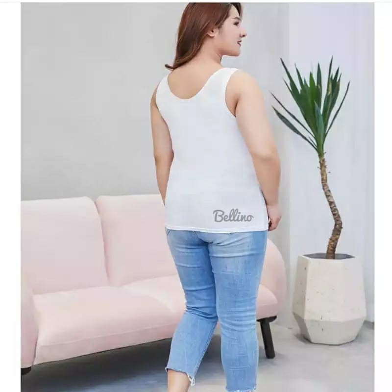 Singlet Super Jumbo Wanita Golden Nick XXL XXXL Gn1073 Tanktop Jumbo 3L 4L Wanita Tali Sedang