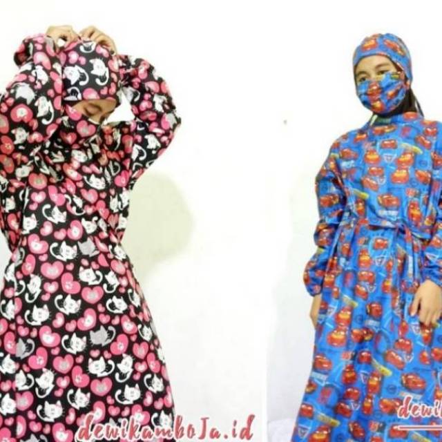MOTIF BARU | Gown Karakter | Jubah OK | Jubah tindakan | Overlap