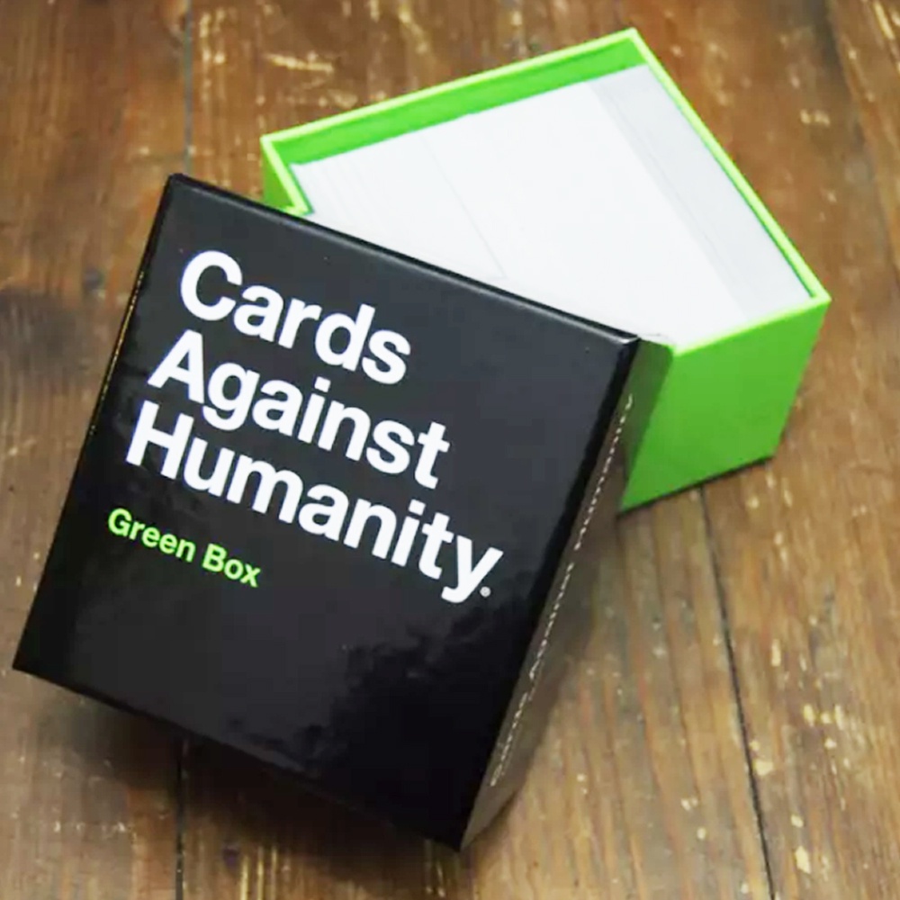 Cards Against Humanity : Green Red Blue Box Expansion Board Games Card