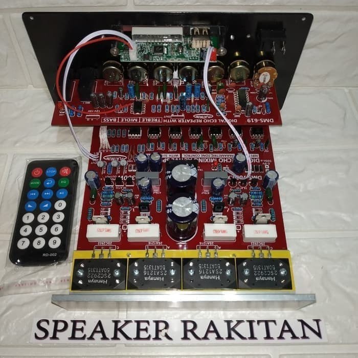 Kit Power speaker Active Digital echo mixing Mp3 PLATINUM DMS-7000.X