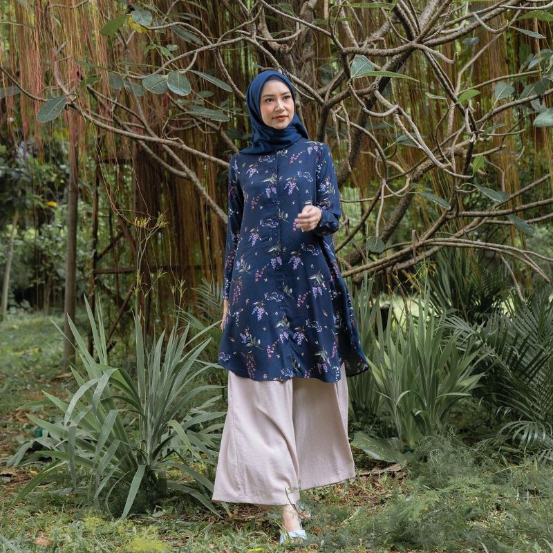 KEMEJA WANITA LONG  DAILY SHIRT ORI by Heaven Lights / hijabuy.store