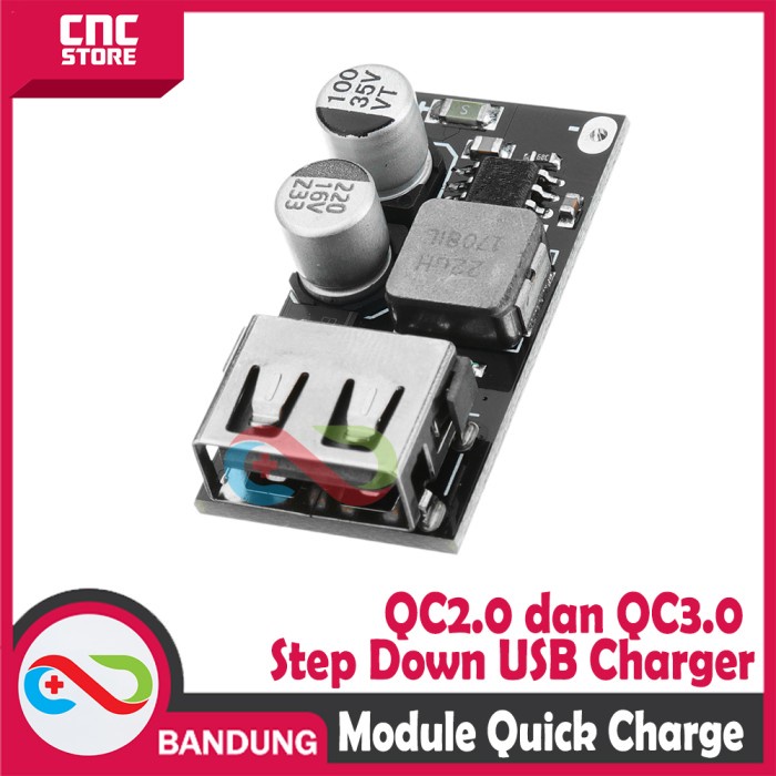 MODUL STEP DOWN FAST CHARGING QUICK CHARGE IP6505 QC 3.0 5V 9V 12V 3A MODULE