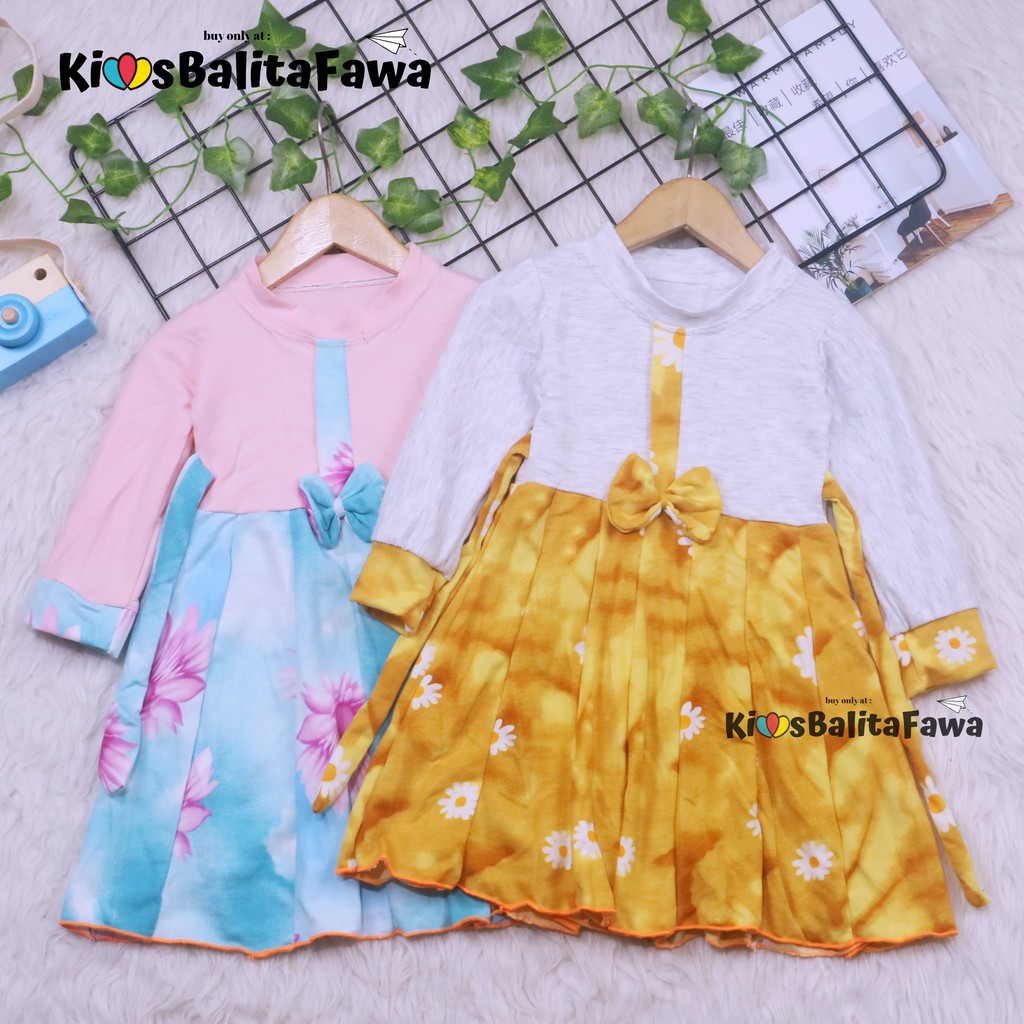 Gamis Bayi Annisa uk 3-18 Bulan /  Dres Panjang Baby Perempuan Murah Kado Baju Muslim Cewek Pakaian