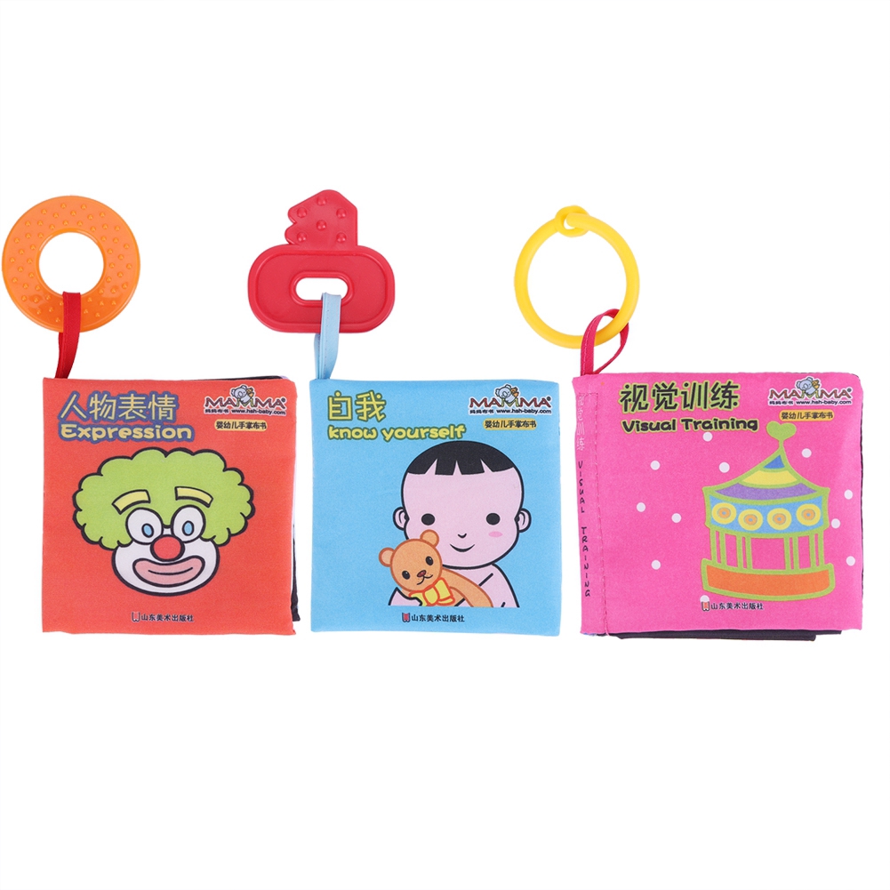 Buku Kain Gambar Kartun Warna Warni Untuk Edukasi Anak Shopee