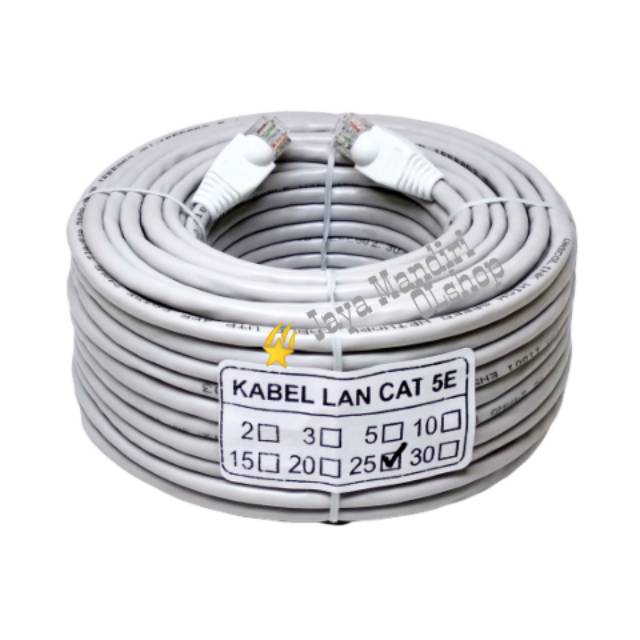 Kabel LAN/UTP 25 Meter FULL CAT 5E merek VASCOLINK