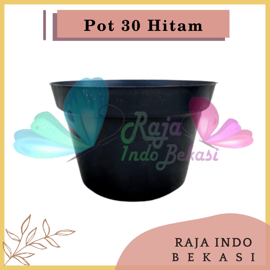 Pot 30 Hitam Pot Tanaman Hias Pot 30 Cm Hitam Tebal Murah Grosir Bibit Pot Bunga Pot 30 Murah Grosir