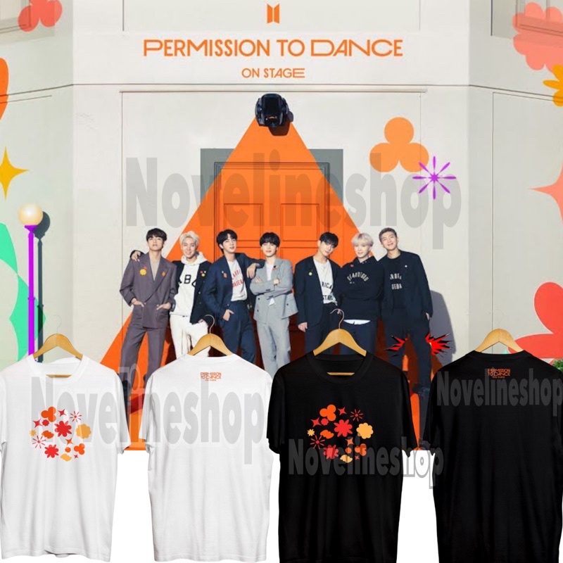 [COD] TSHIRT KAOS BTS PERMISSION TO DANCE ON STAGE JUNGKOOK BAJU KPOP KOREAN OUTFIT ATASAN WANITA / 