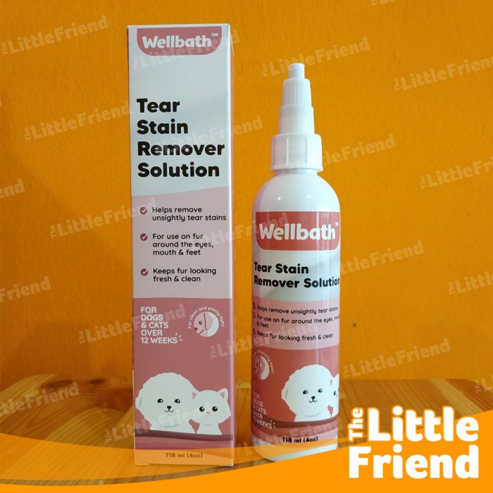 Pembersih Noda Air Mata Anjing Kucing Tear Stain Remover WELLBATH