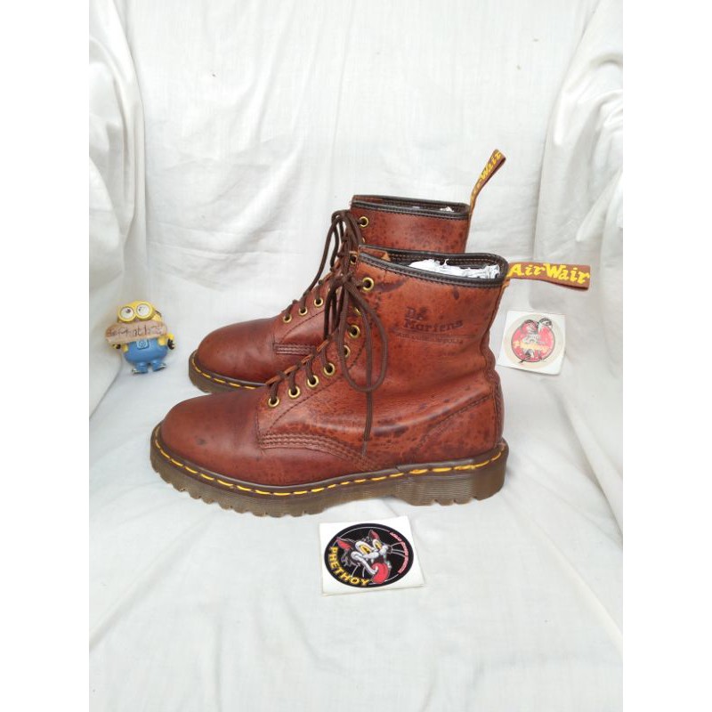 Jual Sepatu Boots Dr Martens 1460 Brown Tan Docmart Vintage England ...