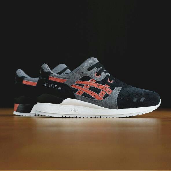 Asics Originals Gel-Lyte III "Granite Pack" Black/Grey/Chili