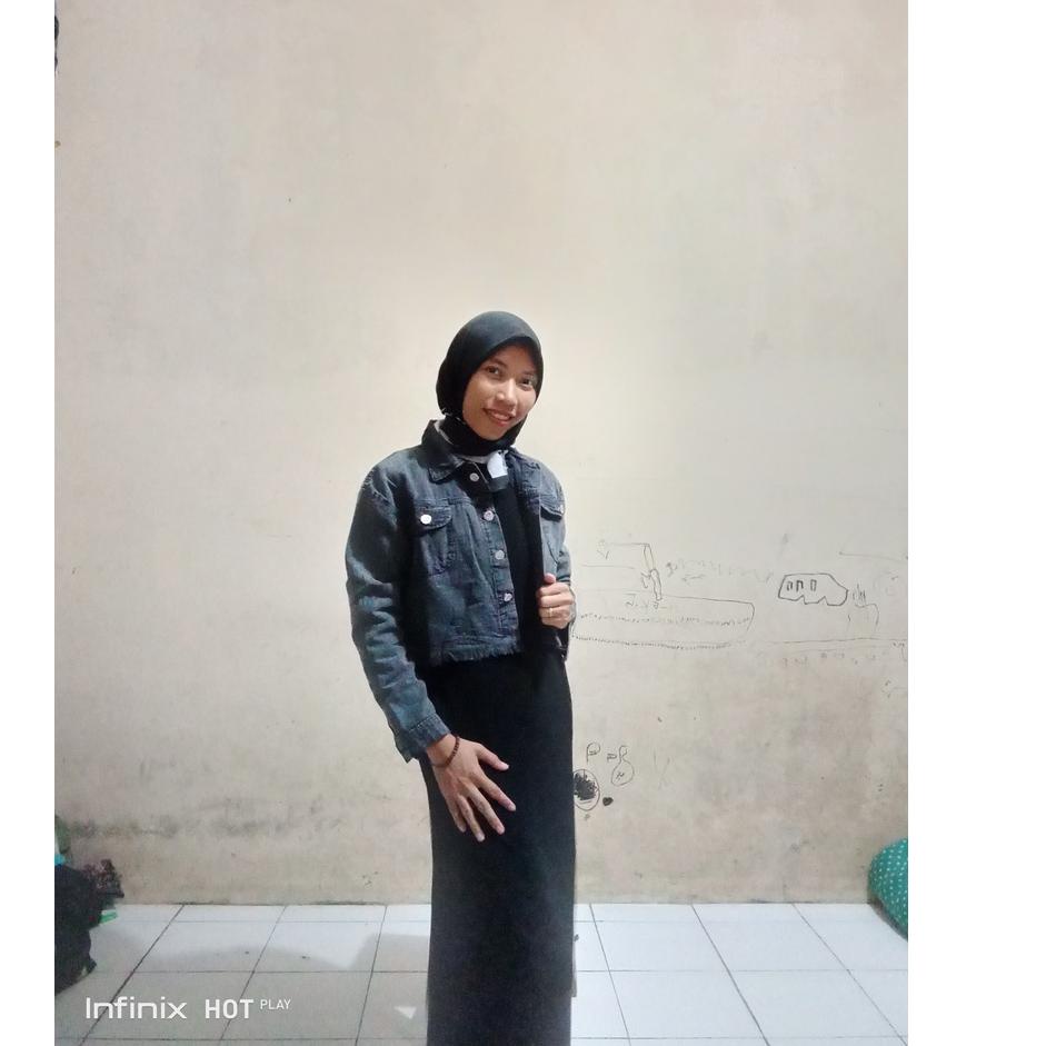 ⇃ One Set Dres Outher Jaket Jeans Crop Rawis One Set Inner Jaket 2022 ㅱ