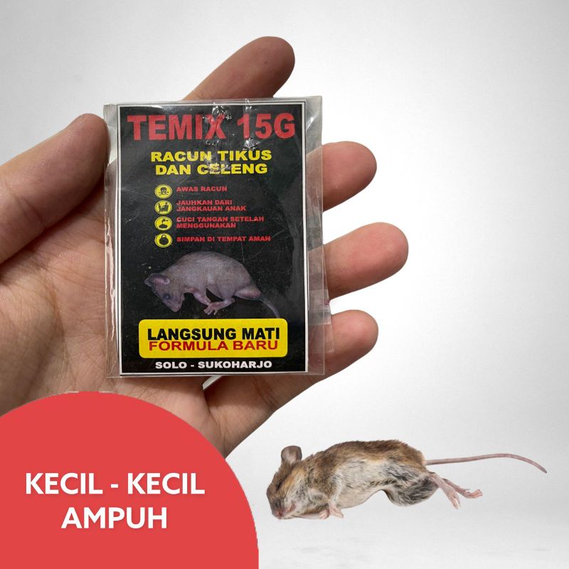 TEMIX 15g racun tikus ampuh mematikan