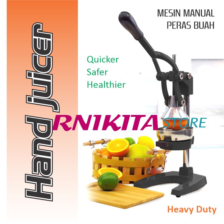 MANUAL EXTRACTOR HAND JUICER - Mesin Manual Pemeras Jeruk - Body Besi Besar