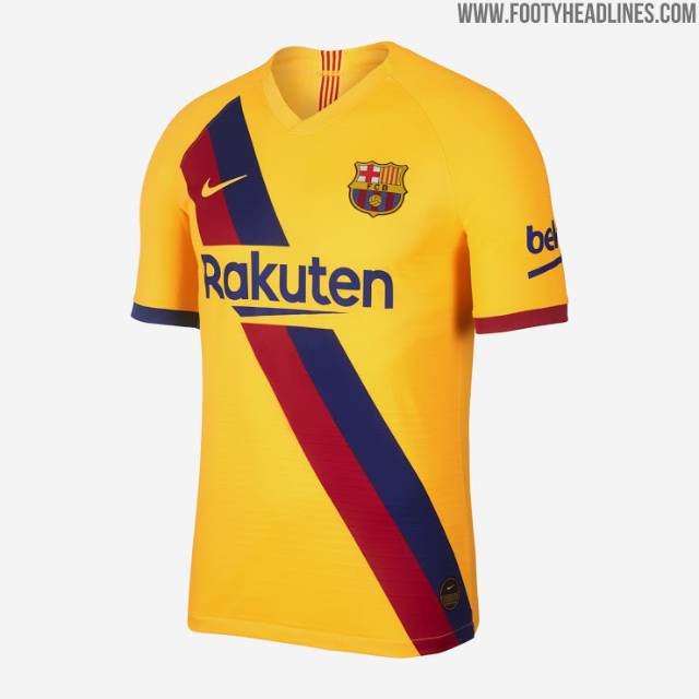Jersey bola barca away 2020