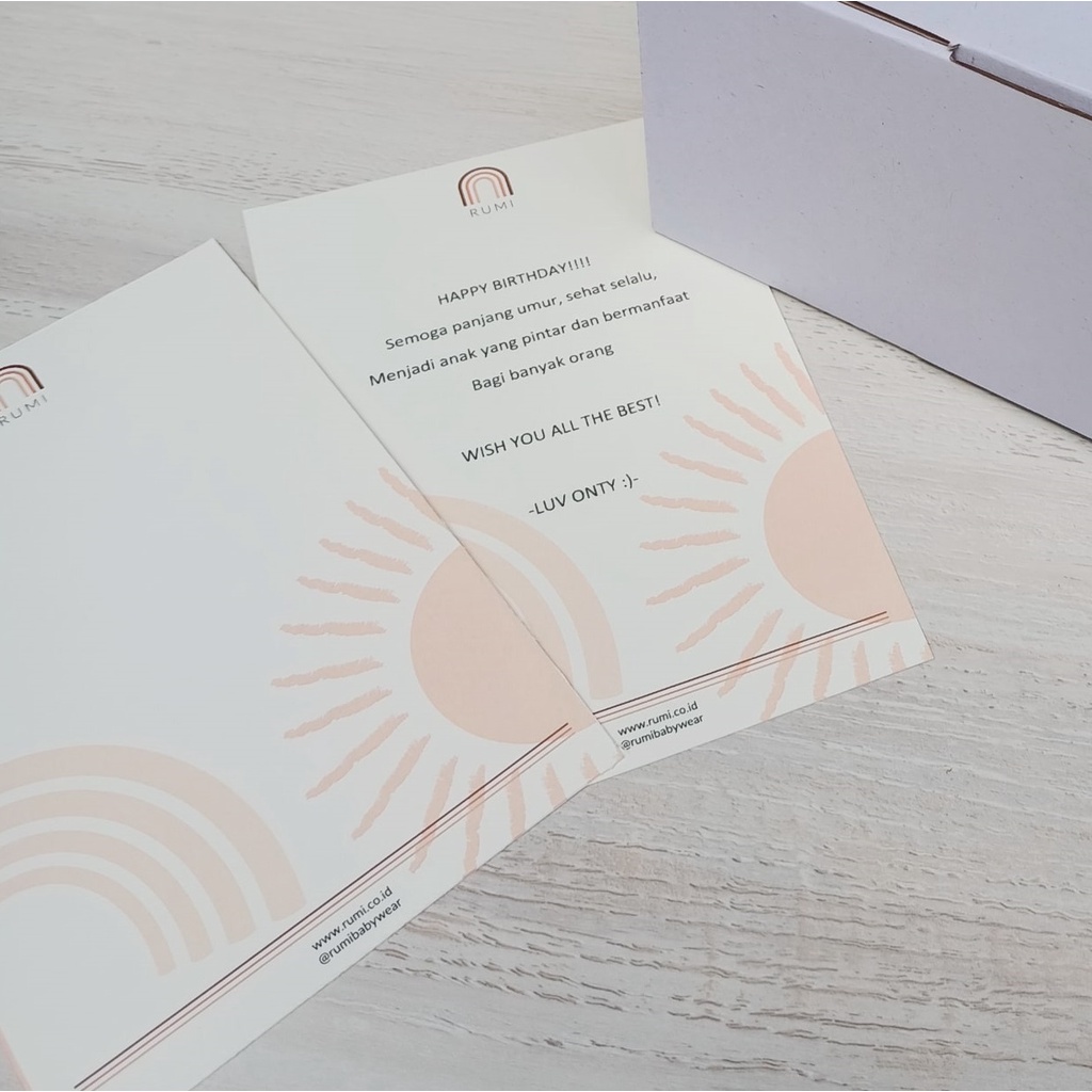 

Greeting Card Only