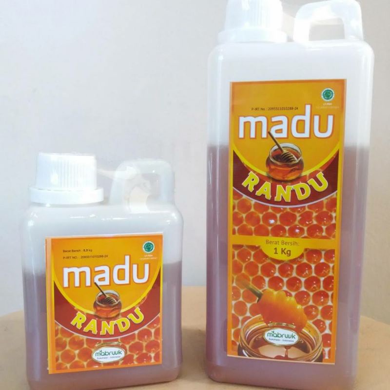 

MADU BUNGA RANDU MABRUUK 1 KG 0,5 KG