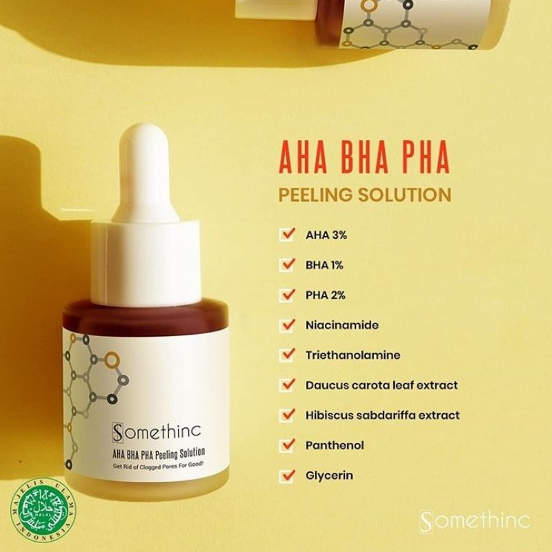 Somethinc AHA BHA PHA Peeling Solution | AHA 7%, BHA 1%, PHA 3% Weekly Peeling Solution (NEW)