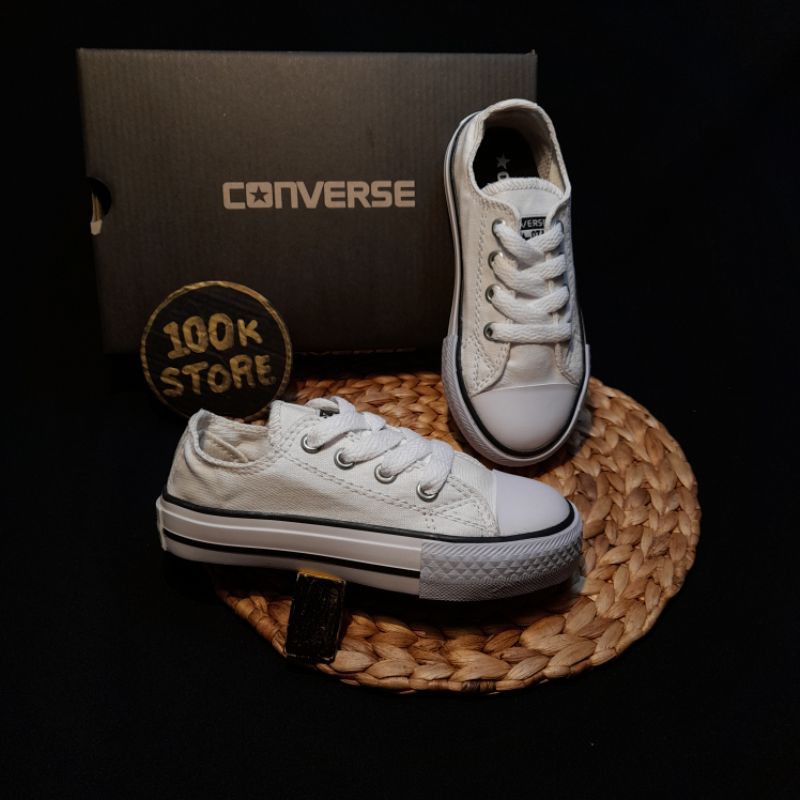 sepatu anak converse clasik low size 17-35 Real pict