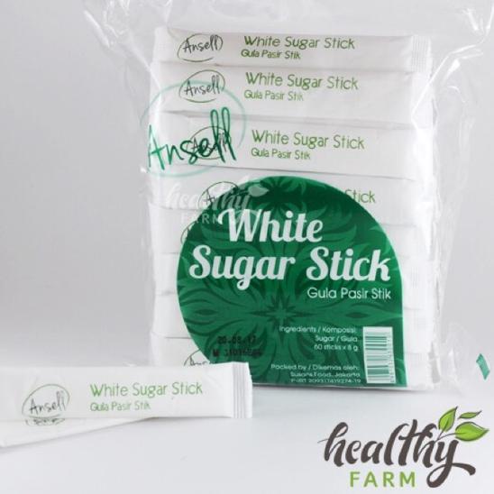 

Trend - Ansell White Sugar Stick / Gula Pasir Stik / Gula sachet 60s