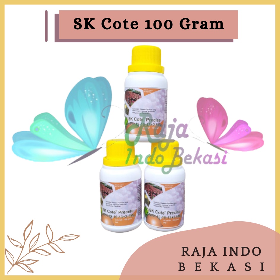 Ori SK Cote Precise 100 Gram NPK 19-10-13 Pupuk Durian Fungsi Mirip Osmocote Dakastar 17-11-10 17 11 10 Pupuk Sk Kote Premium Tanaman Hias Aglaonema Monstera Aglo Slow Release