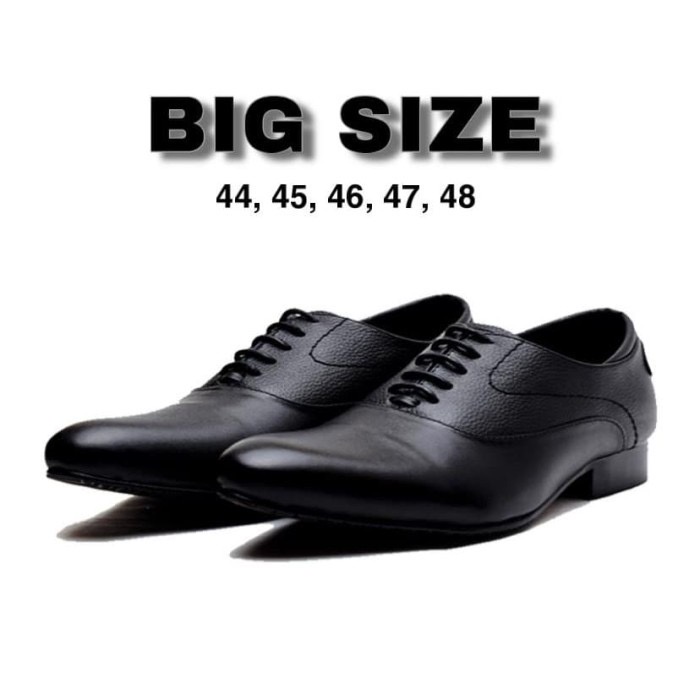 sepatu pantofel pria big size sepatu kerja pria besar 44 45 46 47 48