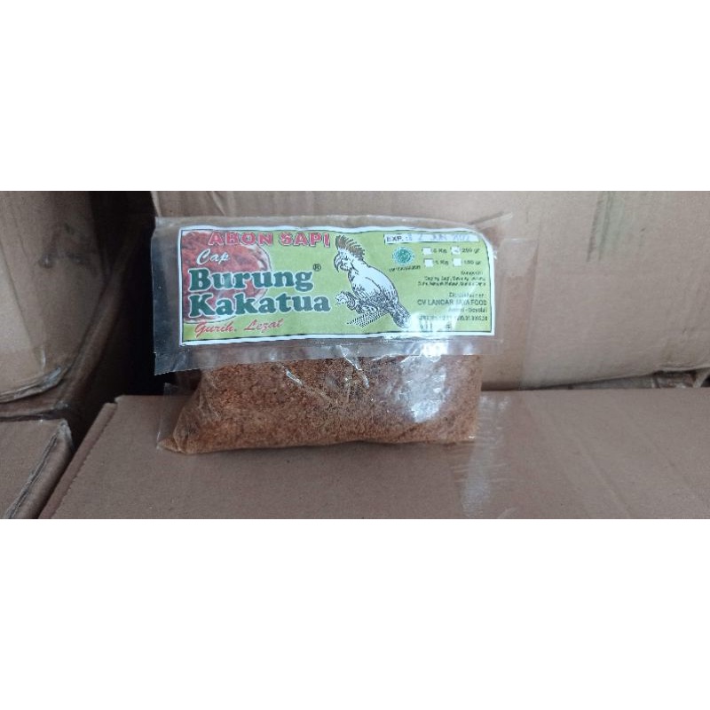 

abon sapi cap kakatua 250gr