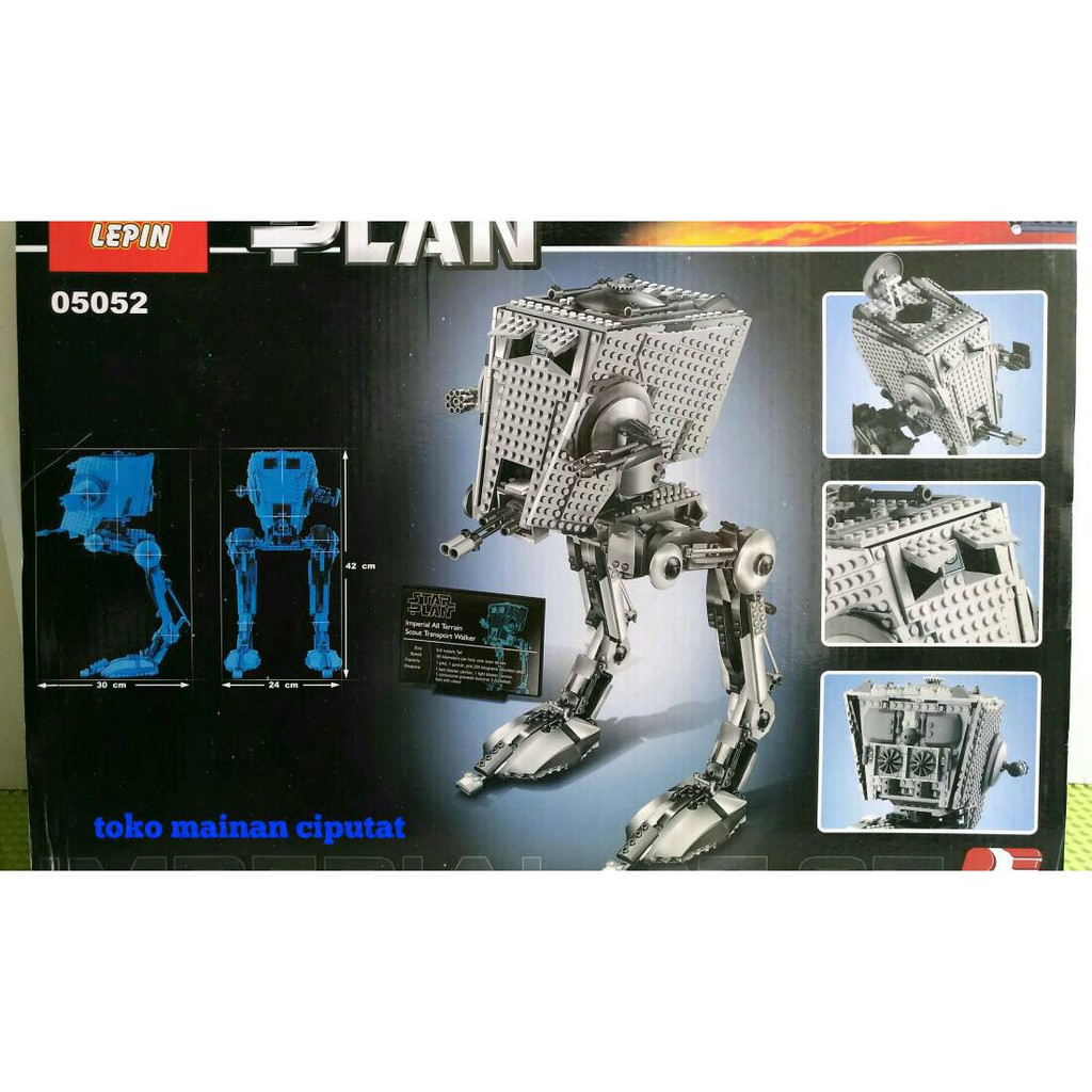 gratis Lepin 05052 star wars - imperial AT-ST