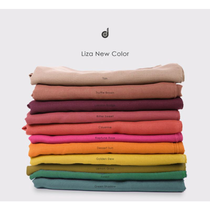 HIJAB DEENAY LIZA GREEN SHADOW FOREST LEMON GRASS DESSERT SUN GOLDEN DEW RAPTUNE ROSE TAN TRUFFLE BR