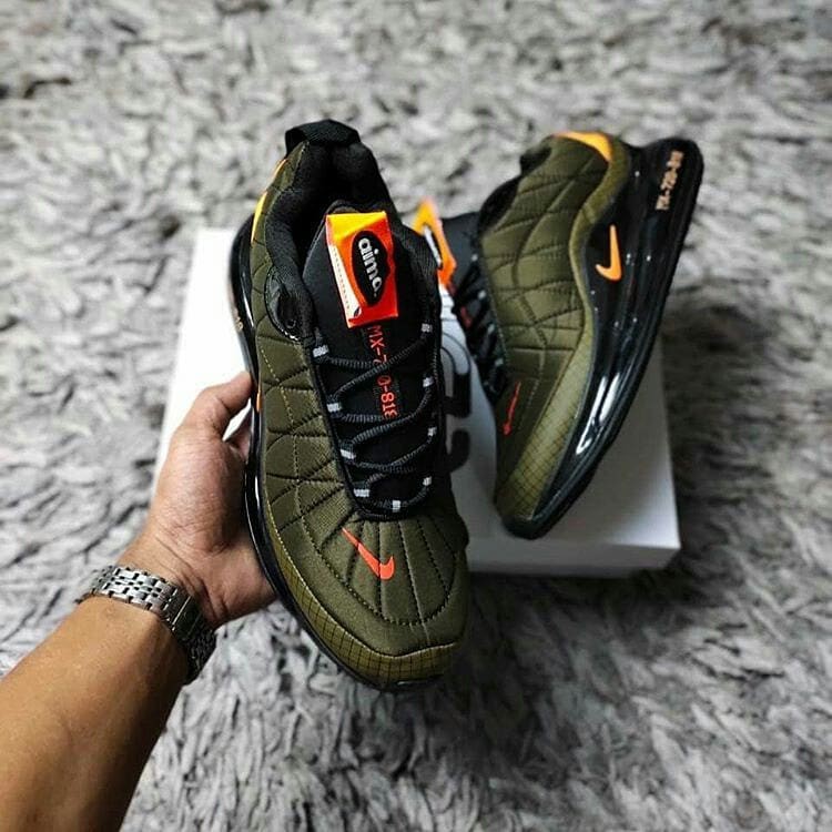 Sneakers Nike Air Max 720-818 Olive Green Orange Premium Original