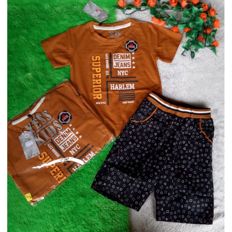 Grosir Setelan Yess Kids Anak Cowok Serian Murah