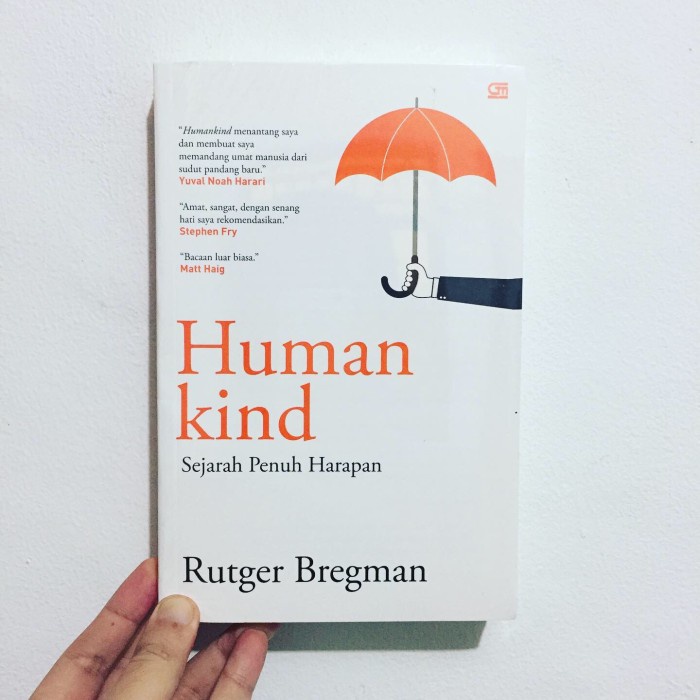

FLASH SALE!!! HUMANKIND SEJARAH PENUH HARAPAN - RUTGER BREGMAN TERMURAH