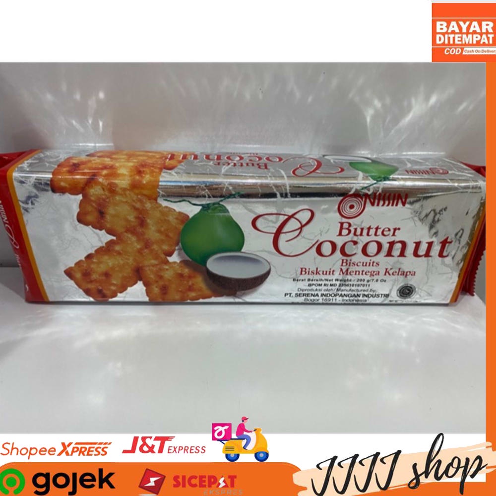 

Nissin Butter Coconut Biskuit Cemilan Snack Rasa Kelapa Mentega 200gr